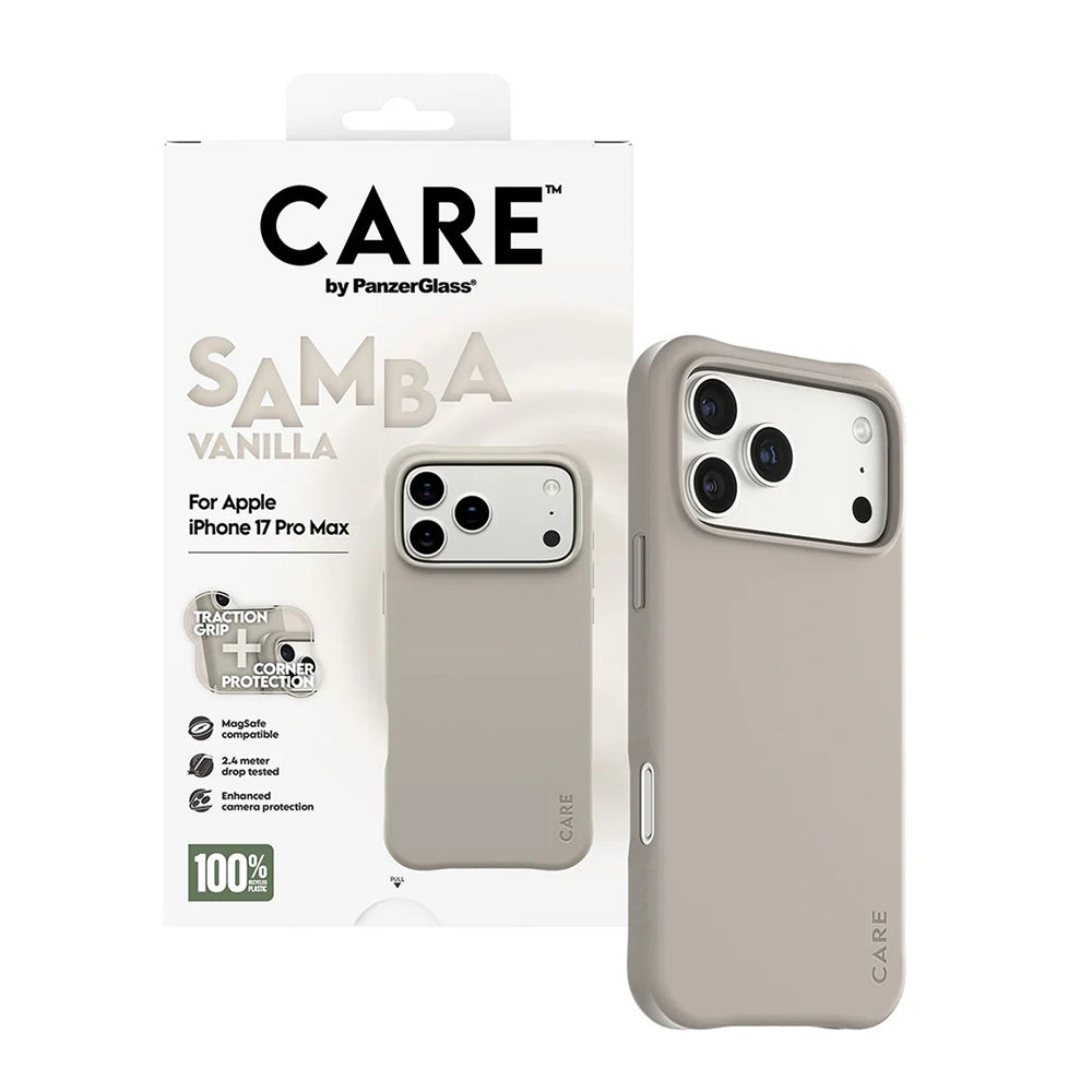Θήκη για Apple iPhone 17 Pro Max, PanzerGlass, Care Fashionable, Μπεζ