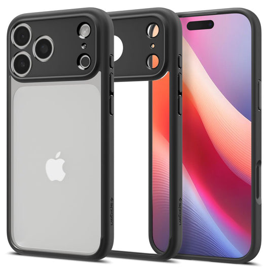 Θήκη για Apple iPhone 17 Pro Max, Spigen, Ultra Hybrid, Ματ Μαύρη