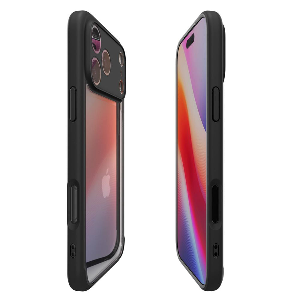 Θήκη για Apple iPhone 17 Pro Max, Spigen, Ultra Hybrid, Ματ Μαύρη
