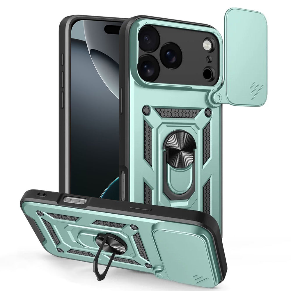 Θήκη για Apple iPhone 17 Pro Max, Techsuit, CamShield, Πράσινη