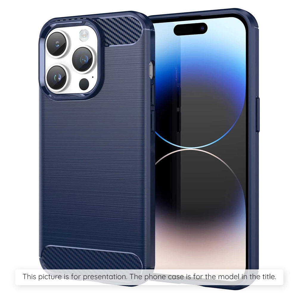 Θήκη για Apple iPhone 17 Pro Max, Techsuit, Καρμπόν, Μπλε