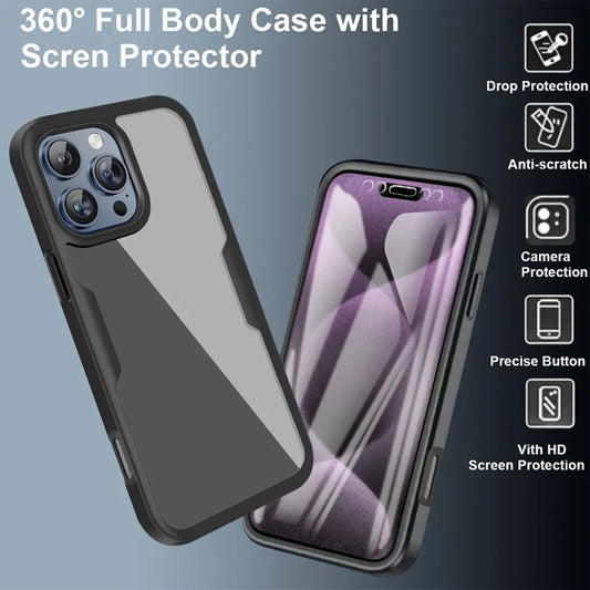 Θήκη για Apple iPhone 17 Pro Max, Techsuit, ColorVerse 360, Μωβ