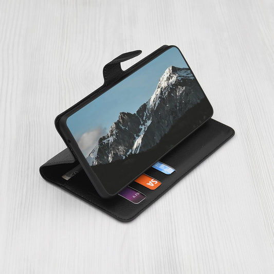 Θήκη για Apple iPhone 17 Pro Max, Techsuit, Leather Folio, Μαύρη