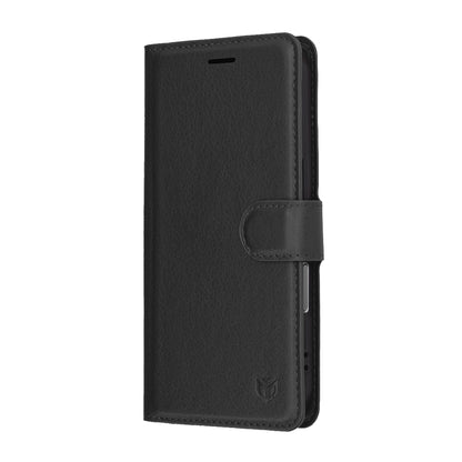 Θήκη για Apple iPhone 17 Pro Max, Techsuit, Leather Folio, Μαύρη