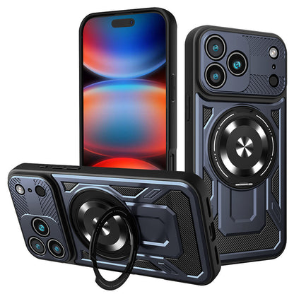 Θήκη για Apple iPhone 17 Pro Max, Techsuit, RuggedCam, Μπλε