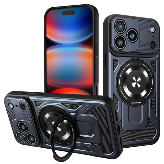 Θήκη για Apple iPhone 17 Pro Max, Techsuit, RuggedCam, Μπλε
