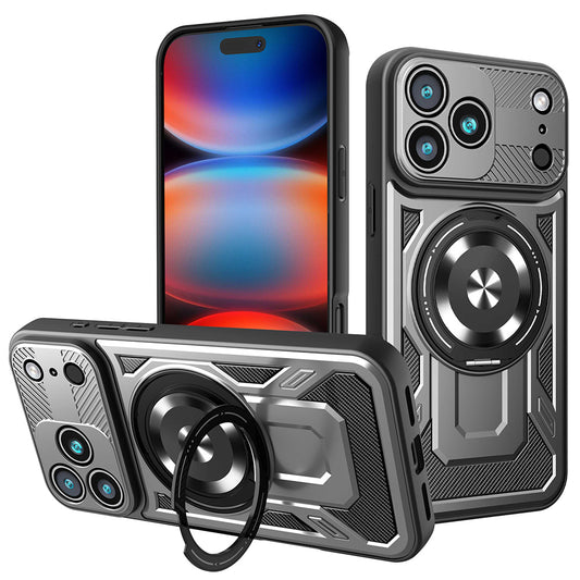 Θήκη για Apple iPhone 17 Pro Max, Techsuit, RuggedCam, Γκρι