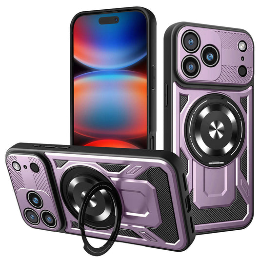 Θήκη για Apple iPhone 17 Pro Max, Techsuit, RuggedCam, Μωβ