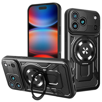 Θήκη για Apple iPhone 17 Pro Max, Techsuit, RuggedCam, Μαύρη
