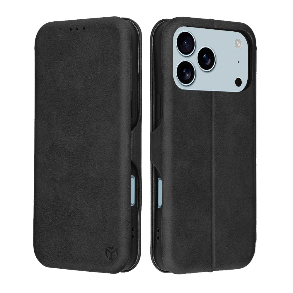 Θήκη για Apple iPhone 17 Pro Max, Techsuit, Safe Wallet Plus, Μαύρη