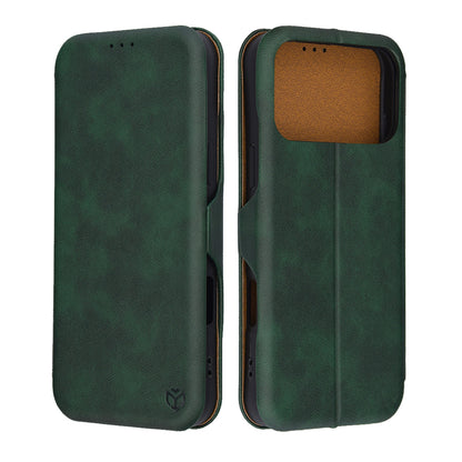 Θήκη για Apple iPhone 17 Pro Max, Techsuit, Safe Wallet Plus, Πράσινη