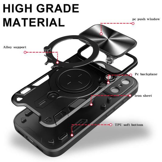 Θήκη για Apple iPhone 17 Pro, Techsuit, CamGuard Pro, Μπλε