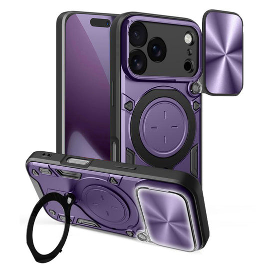 Θήκη για Apple iPhone 17 Pro, Techsuit, CamGuard Pro, Μωβ