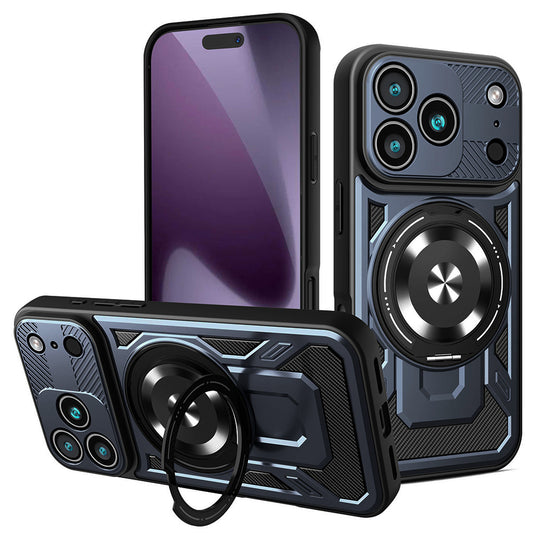Θήκη για Apple iPhone 17 Pro, Techsuit, RuggedCam, Μπλε