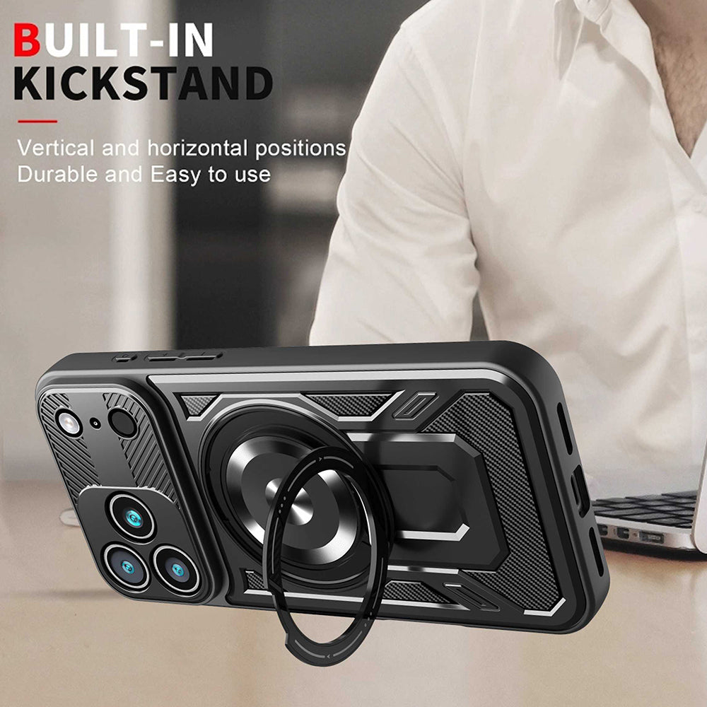 Θήκη για Apple iPhone 17 Pro, Techsuit, RuggedCam, Μπλε