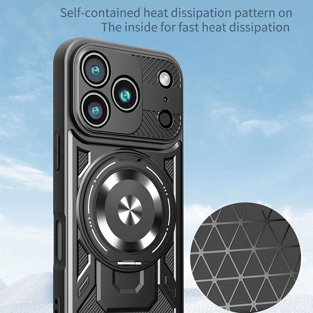 Θήκη για Apple iPhone 17 Pro, Techsuit, RuggedCam, Μπλε
