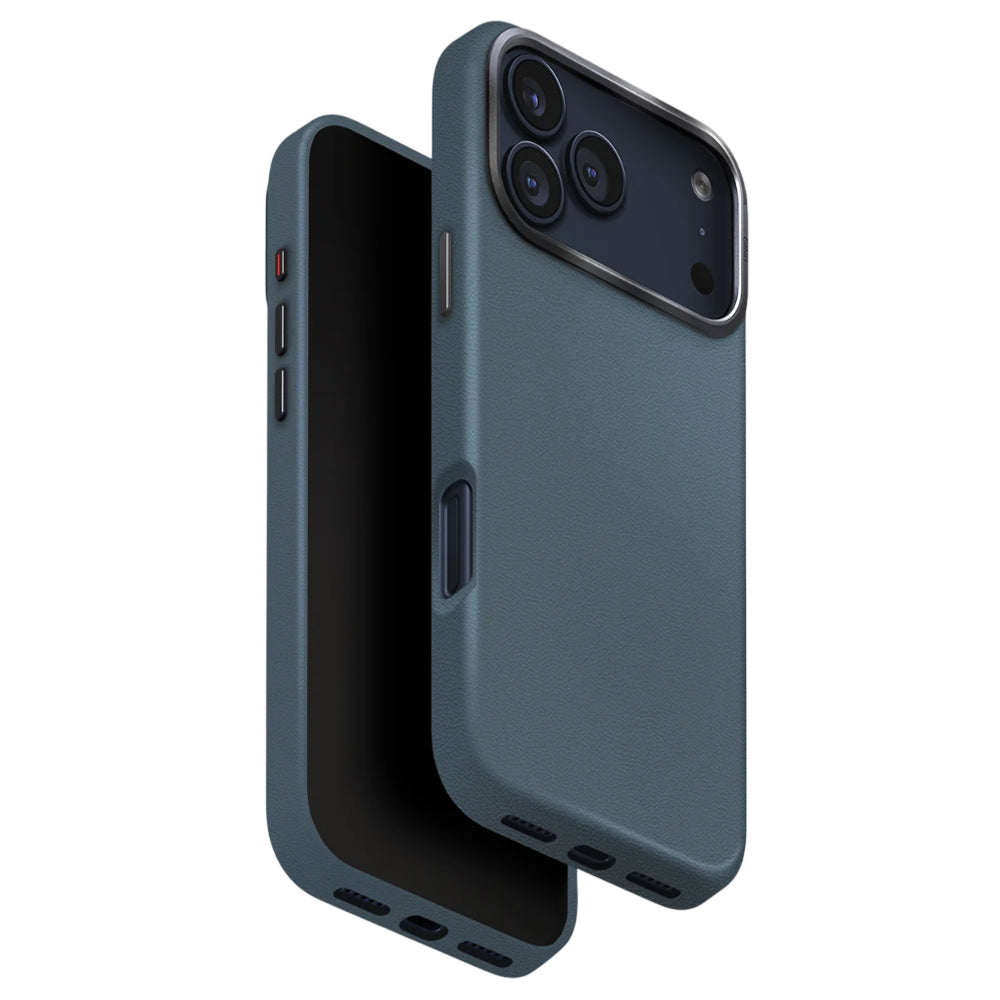 Θήκη για Apple iPhone 17 Pro, UNIQ, Lyden Leatherette, Μπλε