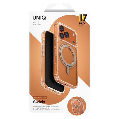 Θήκη για Apple iPhone 17 Pro, UNIQ, Swivix, Χρυσή