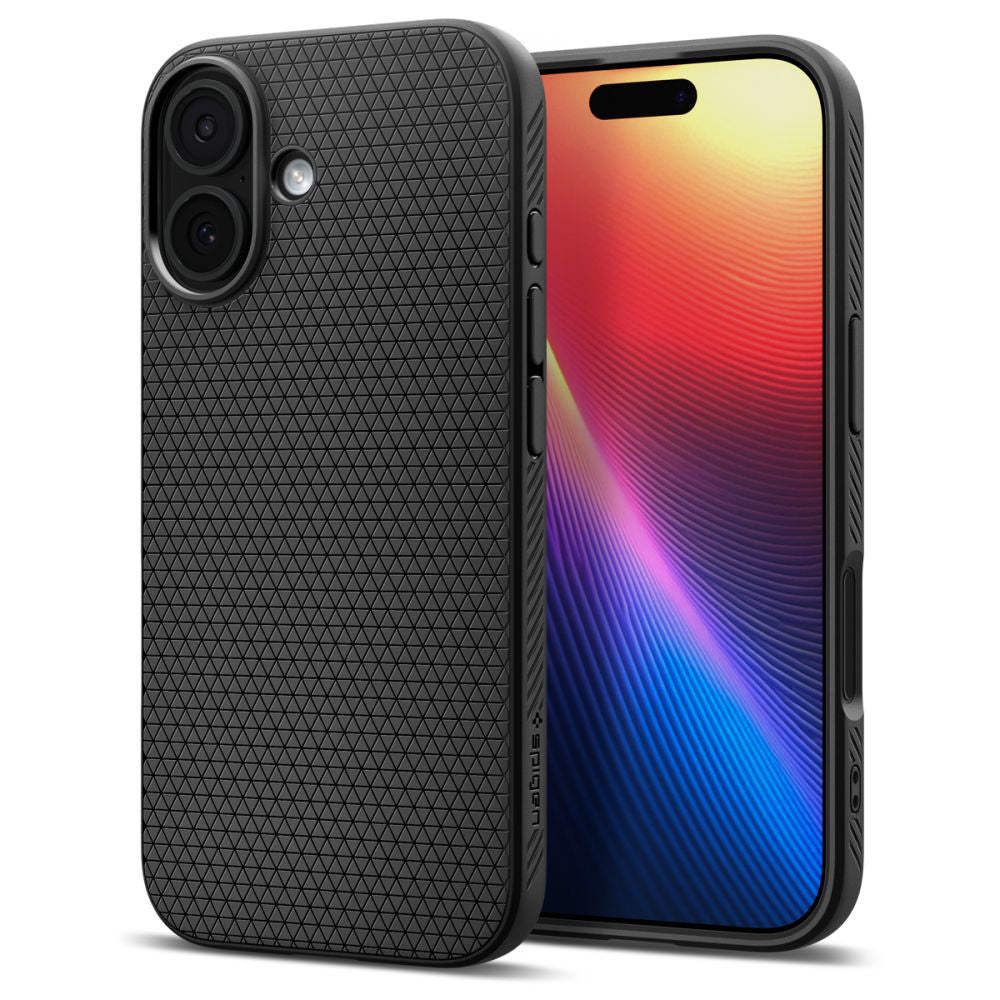 Θήκη για Apple iPhone 17, Spigen, Liquid Air, Ματ Μαύρη