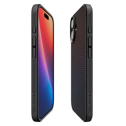 Θήκη για Apple iPhone 17, Spigen, Liquid Air, Ματ Μαύρη