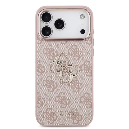 Θήκη για Apple iPhone 18 Pro / 17 Pro, Guess, 4G Big Classic Logo, Ροζ