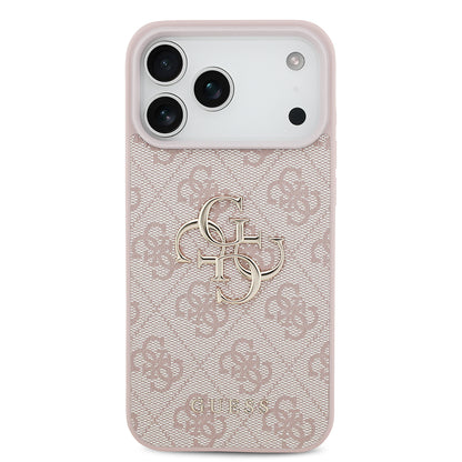 Case for Apple iPhone 18 Pro / 17 Pro, Guess, 4G Big Logo, Pink