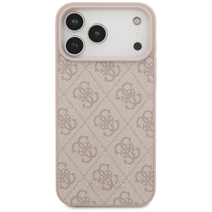 Case for Apple iPhone 18 Pro / 17 Pro, Guess, 4G Classic Logo, Pink