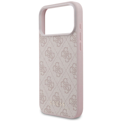 Case for Apple iPhone 18 Pro / 17 Pro, Guess, 4G Classic Logo, Pink
