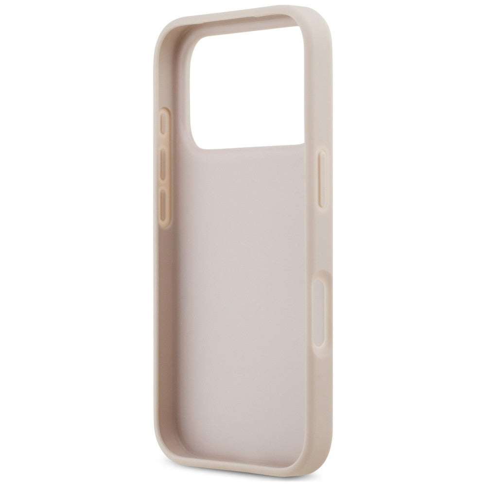 Θήκη για Apple iPhone 18 Pro / 17 Pro, Guess, 4G Double Card Triangle, Ροζ