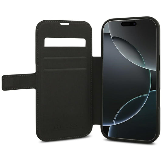 Θήκη για Apple iPhone 18 Pro / 17 Pro, Guess, 4G Μεταλλικό Λογότυπο, Μαύρη
