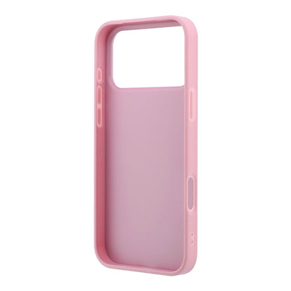 Case for Apple iPhone 18 Pro / 17 Pro, Guess, Fixed Glitter Big 4G, Pink