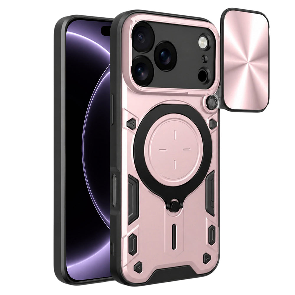Θήκη για Apple iPhone 18 Pro / 17 Pro, Techsuit, CamGuard Pro, Ροζ Χρυσό