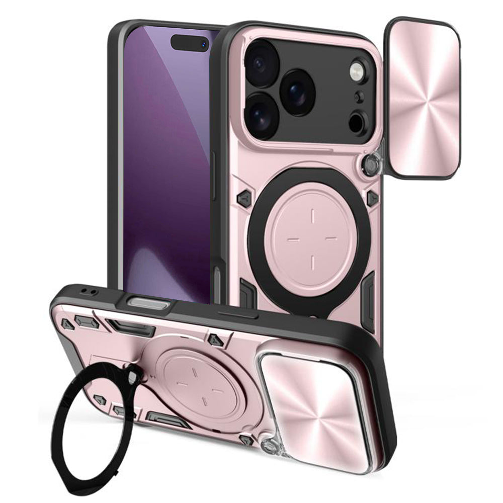 Θήκη για Apple iPhone 18 Pro / 17 Pro, Techsuit, CamGuard Pro, Ροζ Χρυσό