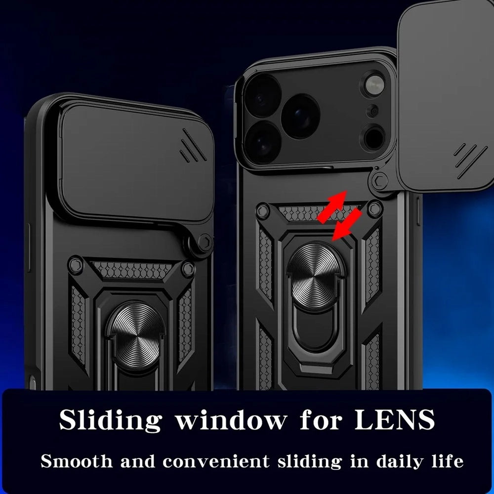 Case for Apple iPhone 18 Pro / 17 Pro, Techsuit, CamShield, Blue