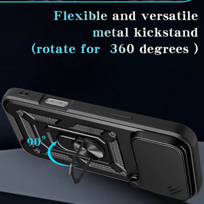 Case for Apple iPhone 18 Pro / 17 Pro, Techsuit, CamShield, Blue