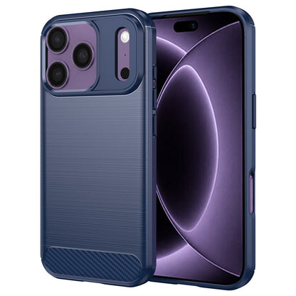 Case for Apple iPhone 18 Pro / 17 Pro, Techsuit, Carbon, Blue