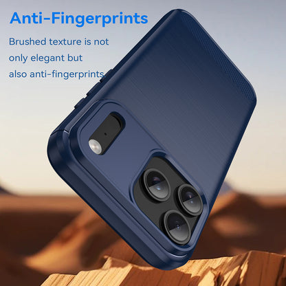 Case for Apple iPhone 18 Pro / 17 Pro, Techsuit, Carbon, Blue
