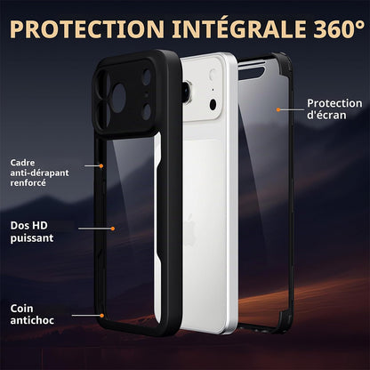 Θήκη για Apple iPhone 18 Pro / 17 Pro, Techsuit, ColorVerse 360, Μαύρο