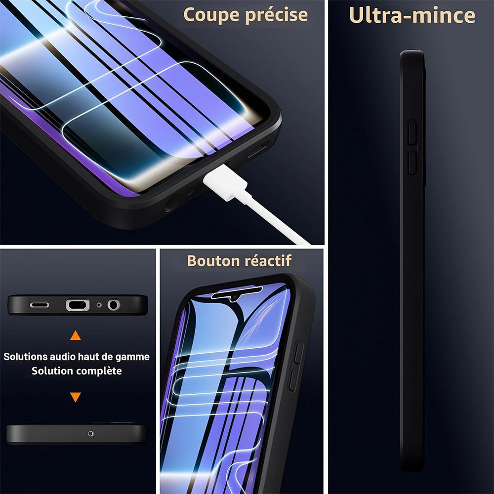 Θήκη για Apple iPhone 18 Pro / 17 Pro, Techsuit, ColorVerse 360, Μαύρο