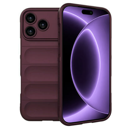 Case for Apple iPhone 18 Pro / 17 Pro, Techsuit, Magic Shield, Burgundy