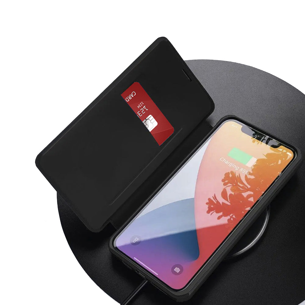 Θήκη για Apple iPhone 18 Pro / 17 Pro, Techsuit, Magskin Book, Μαύρη