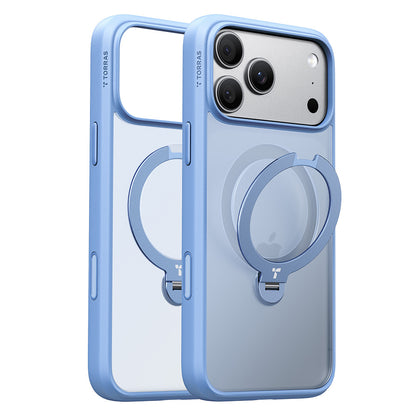 Θήκη MagSafe για Apple iPhone 18 Pro / 17 Pro, Torras, Ostand Spin, Μπλε