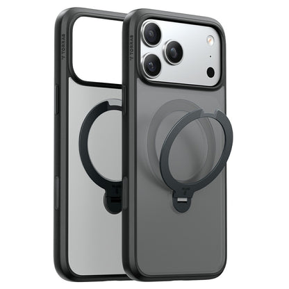 Θήκη MagSafe για Apple iPhone 18 Pro / 17 Pro, Torras, Ostand Spin, Μαύρο