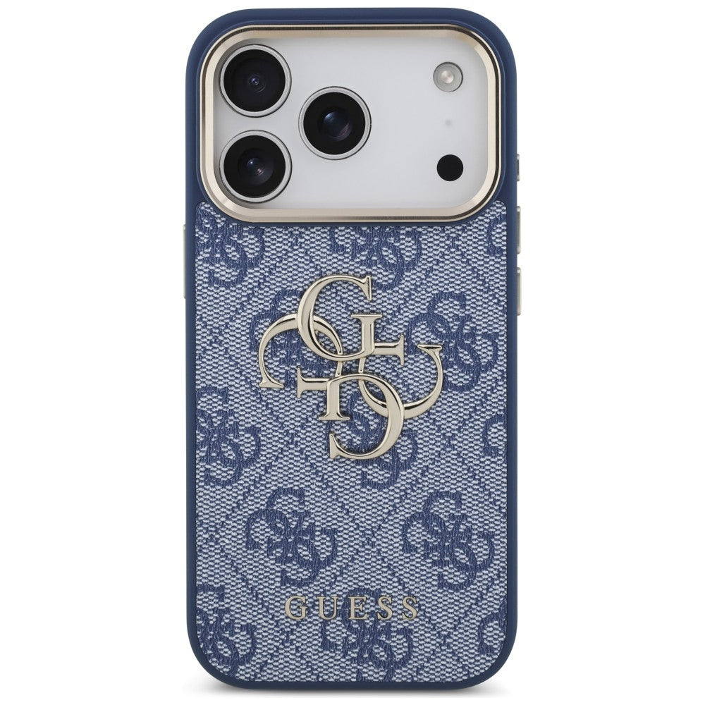 Case for Apple iPhone 18 Pro Max / 17 Pro Max, Guess, 4G Big Classic Logo, Blue