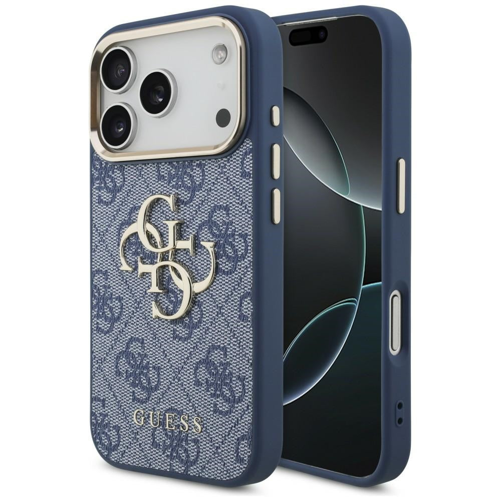 Case for Apple iPhone 18 Pro Max / 17 Pro Max, Guess, 4G Big Classic Logo, Blue