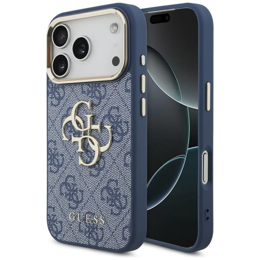 Θήκη για Apple iPhone 18 Pro Max / 17 Pro Max, Guess, 4G Big Classic Logo, Μπλε