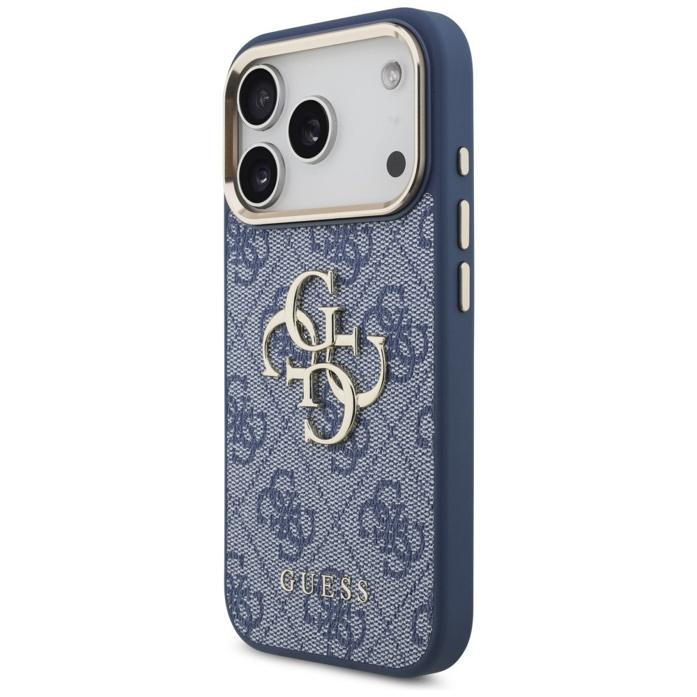 Case for Apple iPhone 18 Pro Max / 17 Pro Max, Guess, 4G Big Classic Logo, Blue