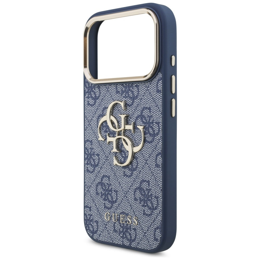 Case for Apple iPhone 18 Pro Max / 17 Pro Max, Guess, 4G Big Classic Logo, Blue