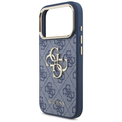 Case for Apple iPhone 18 Pro Max / 17 Pro Max, Guess, 4G Big Classic Logo, Blue