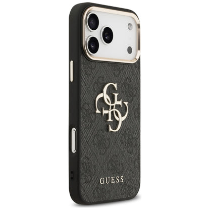 Case for Apple iPhone 18 Pro Max / 17 Pro Max, Guess, 4G Big Classic Logo, Black